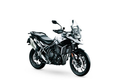 Tiger 900 GT Pro MY24 Snowdonia White AngleRHS