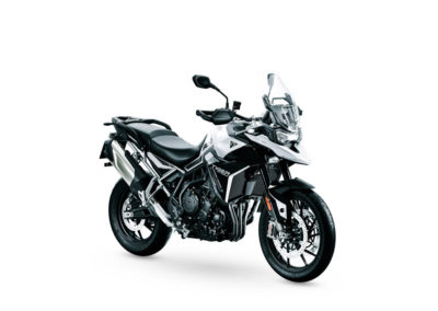 Tiger 900 GT MY24 Snowdonia White AngleRHS