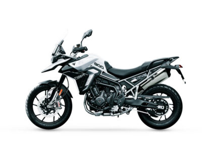 Tiger 900 GT MY24 Snowdonia White LHS