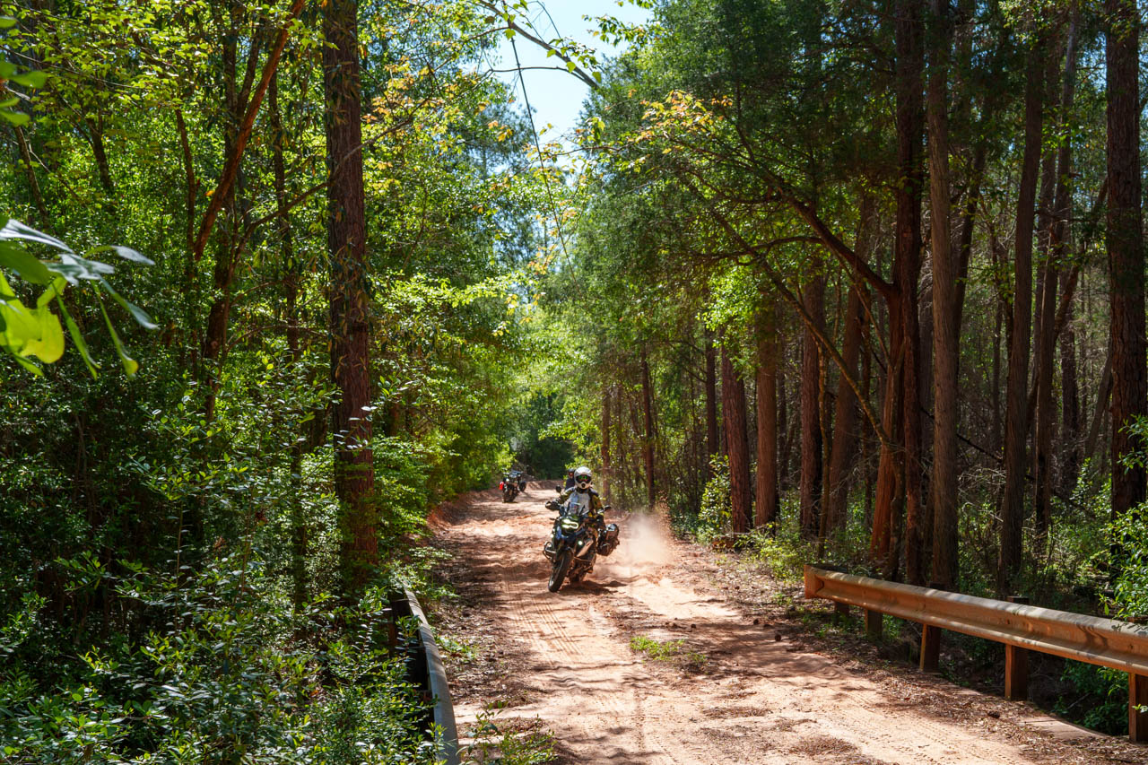 Motorcycle travel in Nicaragua: Diego Rosón riding through volcanic landscapes on his journey to Alaska.