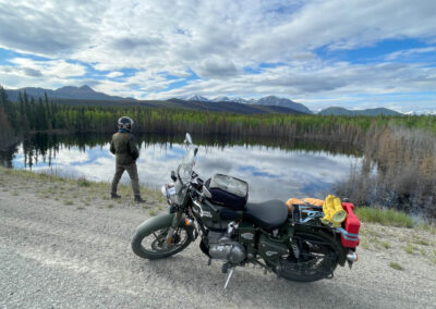 Adventure travel route from Los Angeles to Alaska