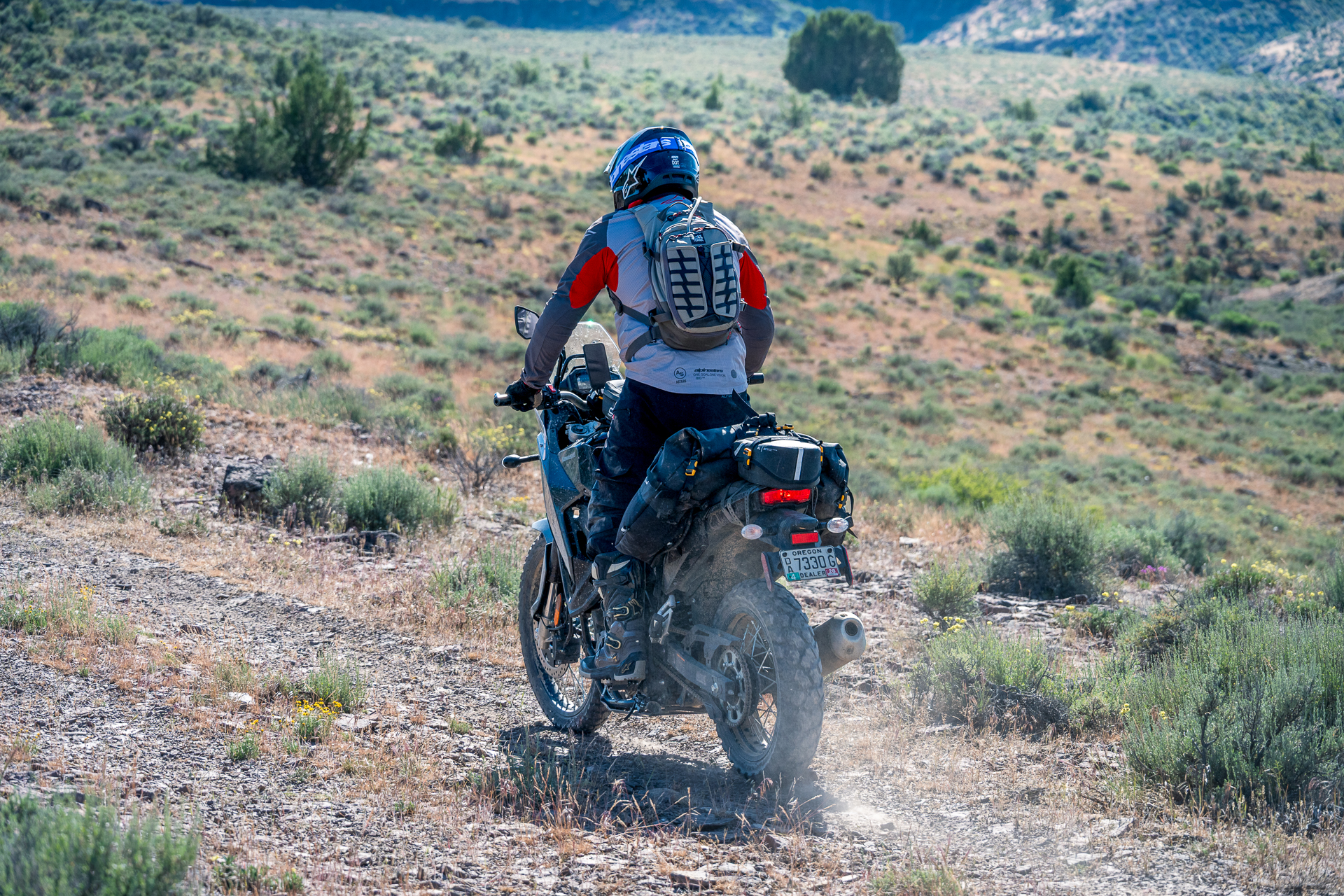 Oregon Giant loop, big trail motorcycle travel